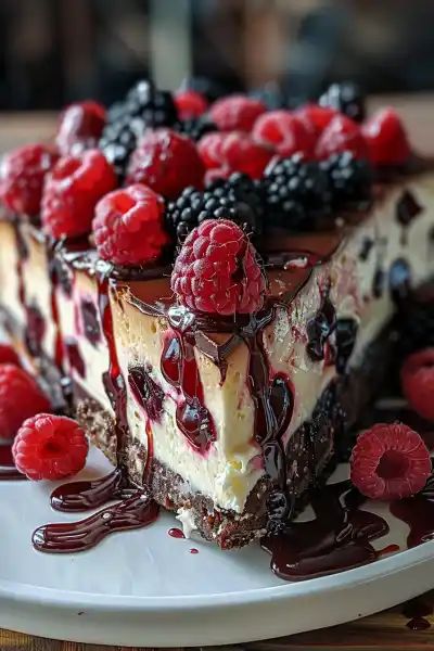 Cheesecake Black Forest, Fancy Cherry Desserts, Chocolate Cheesecake Baked, Black Cherry Cheesecake, Chocolate Cherry Cheesecake Recipe, Blackforest Cheesecake Recipes, No Bake Black Forest Cheesecake, Black Forest Desserts, Black Forest Wedding Cake