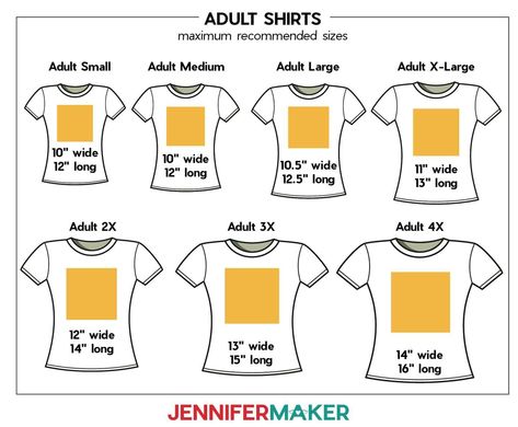 Pocket Size For Sublimation, Shirt Size Chart For Sublimation, Htv Design Size For Shirts, Sublimation Image Size Chart, Cricut T Shirts Designs, Silhouette Shirt Design, Sublimation Print Sizes For Shirts, Sublimation Shirt Prices, Sublimated Shirt Ideas