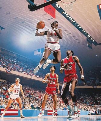 David Thompson and the 25 Greatest Players in ACC History | Bleacher Report | Latest News, Videos and Highlights Nc State Basketball, College Basketball Players, Basketball Information, Nc State University, Basketball History, Nc State Wolfpack, Basketball Goals, Basketball Photography, Sports Boys