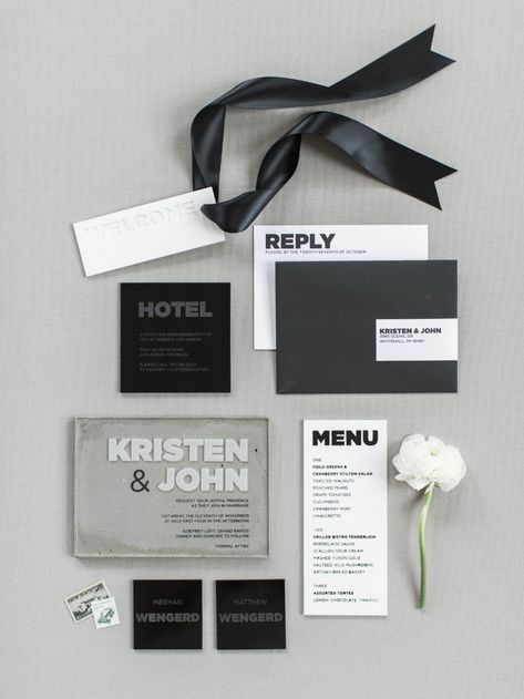 Acrylic + Concrete Masculine Elegance - Weddings - A Fine Press Wedding Invitations Black And White, Wedding Invitations Black, Masculine Wedding, Black Wedding Invitations, Hey Gorgeous, Black Invitation, Beach Wedding Invitations, Gold Invitations, Gold Wedding Invitations