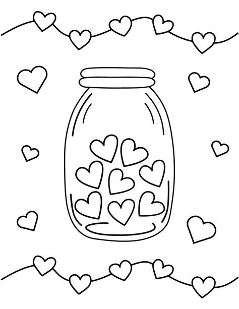 25 Free Heart Coloring Pages for Kids Coloring Pages Valentines Day, Mothers Day Coloring Pages, Valentines Day Coloring Page, Valentine Coloring Pages, Heart Coloring Pages, Love Coloring Pages, Words Coloring Book, Valentines Day Coloring, Coloring Art