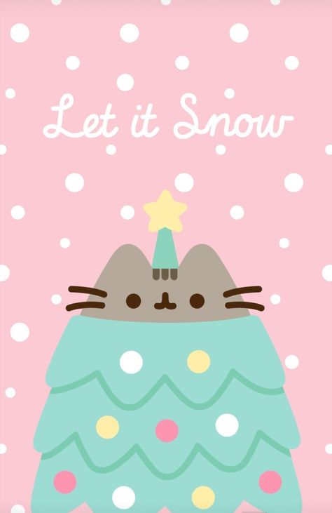 Xmas Wallpaper Desktop, Pusheen Christmas, Pusheen Stuff, Christmas Wallpaper Android, Christmas Core, Pusheen Birthday, Pusheen Cute, Merry Christmas Wallpaper, Xmas Wallpaper