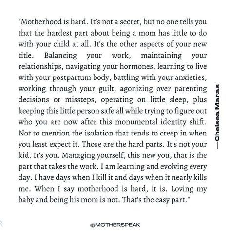 Mom & Baby Mental Health on Instagram: "🖤Motherhood is hard. . Reposted from @leahitsines Beautiful Words @motherspeak" Moms Need A Break Quotes, Ppd Quotes Mom, Being A Mom Is Hard Quotes, Hard Working Mom Quotes, Mental Load Of Motherhood, Working Mom Quotes, Mom So Hard, Mothers Love Quotes, Parenting Knowledge