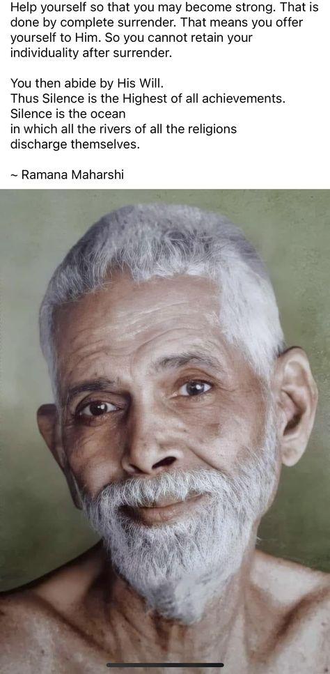 Raman Maharshi, Wallpaper Spiritual, Autobiography Of A Yogi, Advaita Vedanta, Powerful Messages, Saints Of India, Ramana Maharshi, Paramahansa Yogananda, Baba Image