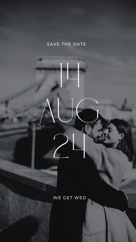 Wedding Save The Date Ideas, Sabe The Date, Safe The Date, Minimalist Modern Wedding, Save The Date Pictures, Date Video, Save The Date Online, Save The Date Ideas, Minimalist Save The Date