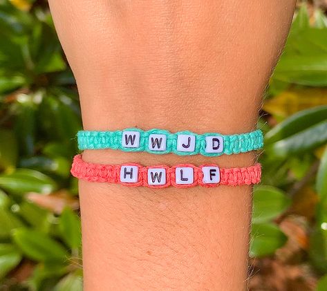 Wwjd Hwlf, He Would Love First, Wwjd Bracelet, Christian Friendship, Bracelet With Cross, What Would Jesus Do, Multicolor Bracelet, Friendship Bracelets Tutorial, Bead Charms Diy