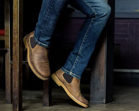 The Best Chelsea Boots for Effortlessly Stylish Men in 2022 Rugged Chelsea Boots Men, Slip On Boots Mens, Redwing Chelsea Boots, Men’s Chelsea Boots, Chelsie Boots, Mens Chelsea Boots Outfit, Blundstone Boots Mens, Work Boots Outfit, Mens Slip On Boots