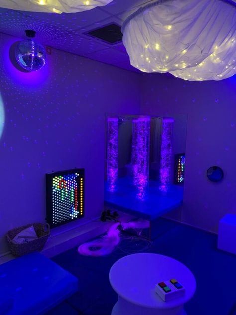 Sensory Room Design, Install and Servicing. Basement Sensory Room, Sensory Room Adults, Sensory Room Diy, Adult Sensory Room, Sensory Room Ideas For Adults, Sensory Room Design, Sensory Room Ideas, Sensory Rooms, Mega Mansions