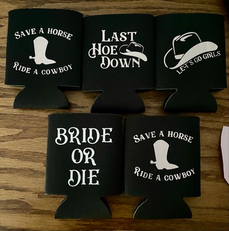 Nashville Bachelorette Koozies, Hoedown Throwdown Bachelorette Party, Save A Horse Ride A Cowboy Bachelorette, Hoedown Bachelorette Party, Last Hoedown Bachelorette Party, Cowboy Bachelorette Party, Cowboy Bachelorette, Bachelorette Party Koozies, Summer Bachelorette