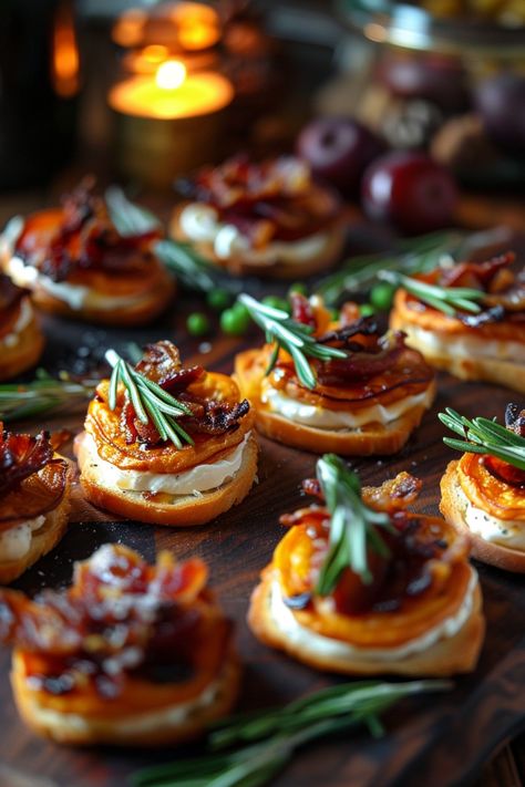 Discover delicious Thanksgiving appetizers that are perfect for your holiday gathering! From easy finger foods to creative party snacks, these Thanksgiving appetizer ideas will impress your guests. Whether you're looking for traditional favorites or unique twists on classic recipes, we have a variety of options to suit every taste. Wow your friends and family with these flavorful Thanksgiving appetizers that are sure to be a hit at any celebration. Easy Creative Appetizers, Easy Impressive Party Food, Thanksgiving 2024 Ideas, Crockpot Thanksgiving Appetizers, Mini Thanksgiving Appetizers, Thanksgiving Canapes, Finger Food Recipes Party, Thanksgiving With A Twist, Thanksgiving Recipes For A Crowd