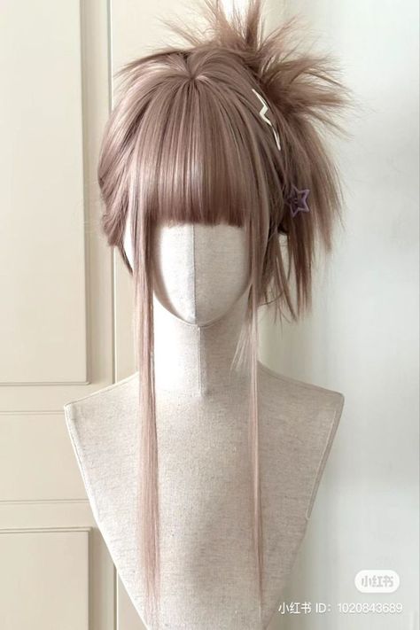 Yarn Wigs, Pretty Hair Cuts, Roblox Items, Kawaii Wigs, Outfit References, Y2k Hairstyles, Hair Inspiration Long, Fesyen Rambut, Cosplay Hair