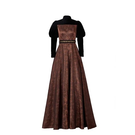 PRICES MAY VARY. Packing list:Dress+belt Material: Stretch gold velvet, satin. Inspired by Nadja of What We Do in the Shadows, this Medieval dress is a perfect cosplay choice It's suitable for Halloween,castle festivals party,themed party,cosplay costumes,drama performance,on the stage,etc Size: We have women's sizes from XS to XXXL, please check our size chart carefully to choose the size that suits you. Please note below size is body size, we will add extra tolerance on it.   women XS size  he Brown Medieval Dress, Middle Ages Halloween Costume, Nadja What We Do In The Shadows Costume, What We Do In The Shadows Costume, Nadja Costume, Nadja Cosplay, Witch Robes, Victorian Gothic Vampire, Vampire Costume Halloween