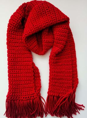 How to Soften Cheap Acrylic Yarns Soften Acrylic Yarn, Red Crochet Scarf, Crochet Scarf For Beginners, Crochet Scarf Pattern Free, Red Crochet, Easy Crochet Stitches, Valentines Crochet, Crochet Fall, Red Scarf