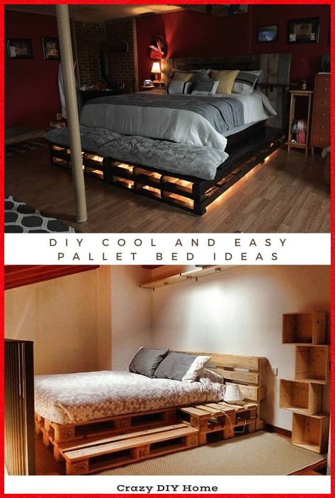 [Promotion] 22 Top Wooden Pallet Projects Bedroom Bed Frames Hacks You Don't Want To Miss At Once #woodenpalletprojectsbedroombedframes Pallet Floating Bed, Twin Pallet Bed Diy, King Size Pallet Bed Diy, Wooden Pallet Projects Bedroom, Queen Size Pallet Bed Frame Diy, Homemade Bed Frames, Diy Bedroom Set, Diy Pallet Bed Ideas, Pallet Bed With Storage