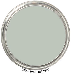 Expert SCIENTIFIC Color Review of Gray Wisp 1570 by Benjamin Moore Gray Whisp, Gray Wisp Benjamin Moore, Benjamin Moore Gray Wisp, Gray Wisp, Benjamin Moore Gray, Home Paint Color, Spanish Garden, Pantone Palette, Farmhouse Paint Colors