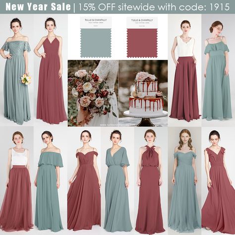 Canyon Rose, New Year Sale, 15 % Off, No One Loves Me, New Years Sales, Deep Sea, Wedding Inspiration, Bridesmaid Dresses, Blush