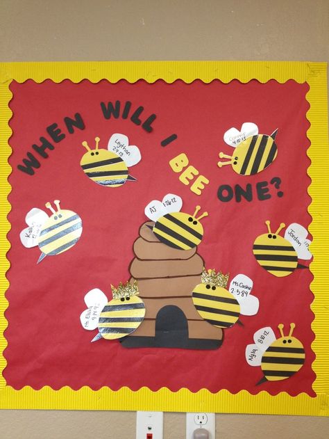 infant room bulletin board ideas | Baby room birthday board Infant Room Bulletin Boards, Room Bulletin Board Ideas, Baby Announcement Message, Infant Bulletin Board, Room Bulletin Board, Infant Room Ideas, Infant Room Daycare, Infant Daycare, Birthday Board Classroom