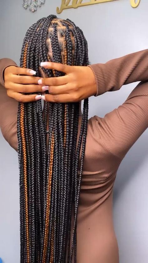 Pin by ♡ on $HAIR [Video] | Cute box braids hairstyles, Cute braided hairstyles, Hair twist styles Cute Prom Hairstyles, Colored Braids, Box Braids Hairstyles For Black Women, Cute Braided Hairstyles, Braided Cornrow Hairstyles, Cute Box Braids Hairstyles, Protective Hairstyles Braids, Hair Twist Styles, Pretty Braided Hairstyles