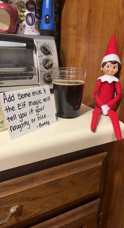 Elf Bedroom, Elf Of The Shelf, Elf Ideas Easy, Awesome Elf On The Shelf Ideas, Elf Magic, Elf Activities, Xmas Elf, Elf Antics, Elf Fun