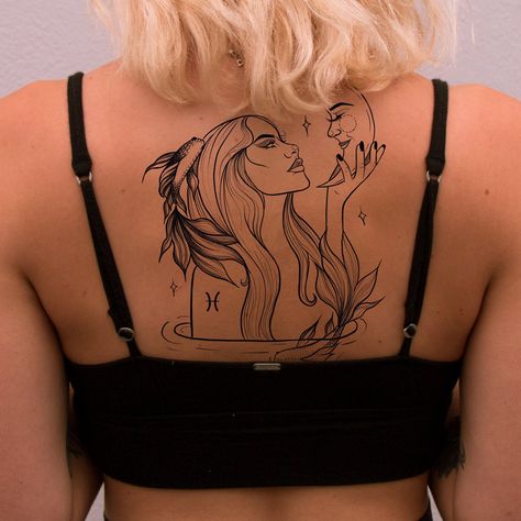 Rhea Tattoo Goddess, Pisces Goddess Tattoos For Women, Venus Goddess Tattoo Aphrodite, Pisces Goddess Tattoo, Pershepone Goddess Tattoo, Venom Snake, Pisces Tattoo Designs, Persephone Goddess, Artemis Goddess