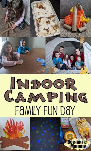 Indoor Camping Family Fun Day Fun Games For Christmas, Indoor Camping Party, Games For Christmas, Games Indoor, Camping With Toddlers, Indoor Camping, Camping Family, Indoor Family, Indoor Kids