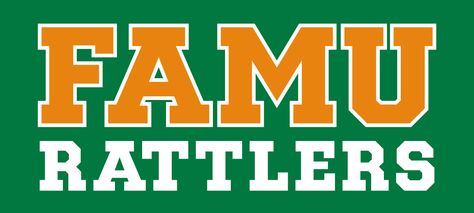 FAMU Wordmark Logo (2013-Present) Famu Rattlers, A And M, Car Shade, Green Chrome, Nfl Green Bay, Word Mark Logo, Green Laser, Laser Tag, Engraved Logo