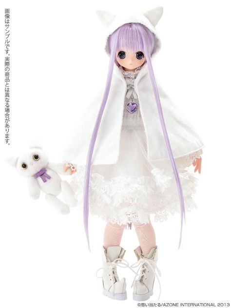 Ex☆Cute: (Azone) PureNeemo - Majokko, Littlewitch of the Heart ver.1.2 Chiika Pureneemo Dolls, Azone Doll, Pure Neemo, Doll Japan, Dollfie Dream, Barbie Images, Kawaii Toys, Kawaii Doll, Dream Doll