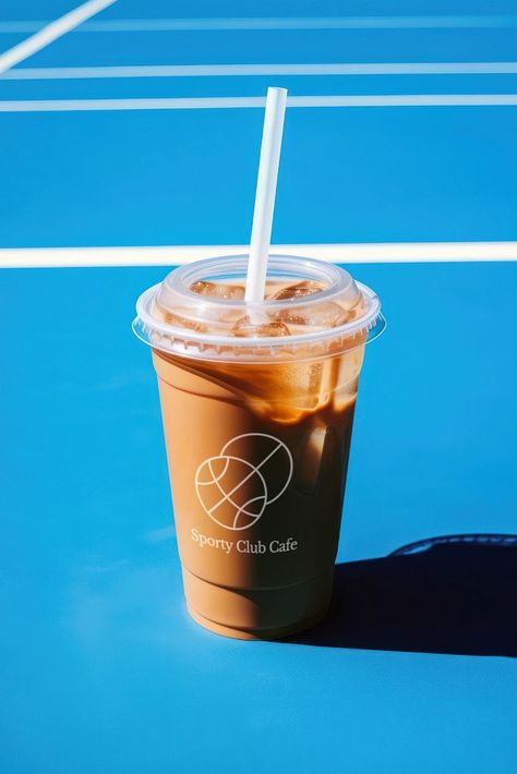 Iced-coffee cup mockup, editable design | premium image by rawpixel.com / Benjamas Ice Coffee Plastic Cup, Ice Cup Design, Cafe Cup Design Ideas, Coffee Cup Design Ideas Creative, Ice Coffee Design, Iced Coffee Cup Design, Cup Sleeve Template, Mockup Idea, Cold Cup Design