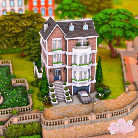 Britechester Student Town House🎓⁣ ↳ 4 Story high Town Home built for a ⁣ -🐾 Vet Tech Student who loves Vinyls and pink! ⁣ -🎮🕹️ Gaming loving student who studies anything you choose! ⁣ -🌱 Plant loving Sim (Studies optional also!)⁣ ⁣ Up on the Gallery tommorrow! 🆔: Gardenova⁣ ⁣ ⁣ ⁣ ______________________________________________⁣ ⁣ Socials:⁣ ❀ Gallery: Gardenova / #Gardenova⁣ ❀ Linktree(all my social links): https://linktr.ee/Gardenova⁣ ❀ Email: Gardenova@hotmail.com (serious inquiries only)⁣ ⁣ ... Sims 4 Student Housing, Sims 4 Student House, Vet Tech Student, Townhouse Ideas, Sims Builds, Witch Cottage, Town Home, Sims Ideas, Bloxburg Ideas