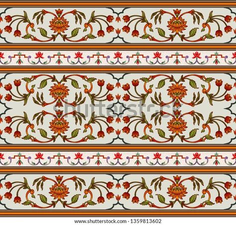 Middle Eastern Decor, Emb Designs, Flower Drawing Design, Handmade Paper Crafts, Fashion Design Portfolio, Diy Templates, Digital Borders Design, Digital Flowers, Floral Border