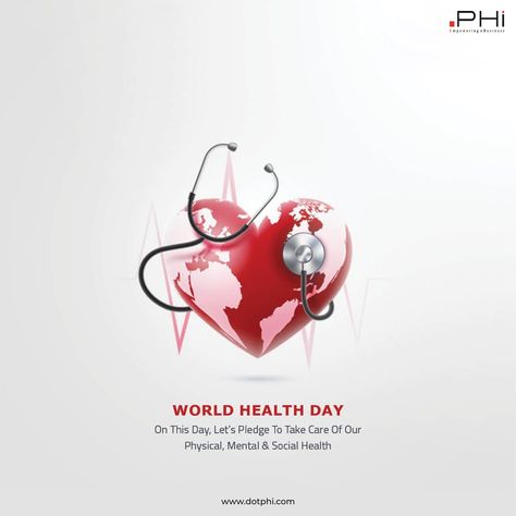 Celebrating World Health Day : 7th April Let's nourish our physical and mental health for healthy living ♥️ Let's build a fairer healthier world for everyone ❤🩺 #WorldHealthDay2021 #WorldHealthDay #HealthDay #HealthDay2021 #healthcare #eathealthy #StayHealthy #healthylifestyle #fitnessgoals #health #healthiswealth #besafe #विश्व_स्वास्थ्य_दिवस #mentalhealth #HealthForAll #healthyliving #7thapril2021 #Dotphi #Dotphiinfosolution #DotphiSolutions #SEOagency #SocialMediaAgency #DigitalMarketing World Health Day Social Media Post, World Hypertension Day Creative Ads, World Health Day Creative Poster, Health Day Creative Ads, World Health Day Creative Ads, World Health Day Creative, World Health Day Poster Design, World Health Day Quotes, World Health Day Poster