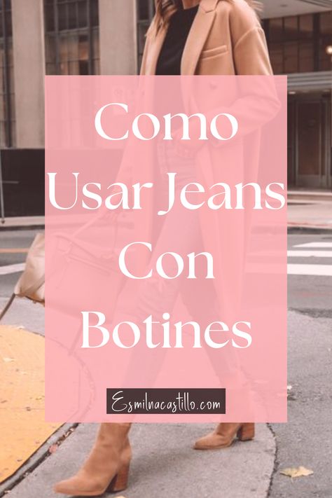 Por alguna razón, descubrir cómo usar botines con jeans puede ser realmente intimidante. Hazlo bien y se siente como un look de “chica cool”. Hazlo mal y te sentirás, bueno, un poco menos que genial. Las botas y los jeans son una combinación clásica para usar cuando el clima se torna frío. Si estás buscando nuevas tomas, echa un vistazo a estos lindos conjuntos de jeans y botas para inspirarte. Outfits Con Botines Y Jeans, Outfit Botines Cafes, Botines Beige Outfit, Outfits Con Botas Y Jeans, Outfit Botines, Camel Outfit, Outfit Botas, Outfits Con Jeans, Looks Jeans