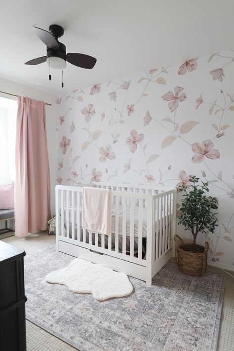 Woodland baby girl nursery