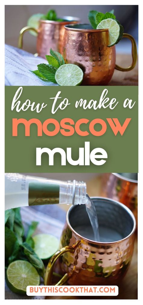 Learn how to make an amazing moscow mule with this easy to follow recipe! Tips, tricks and ideas for moscow mule variatations are all here to help you make the best moscow mule! Moscule Mule Recipe, Mule Drink Recipes, Mule Variations, Best Moscow Mule, Moscow Mule Recipe, Mule Recipe, Punch Recipes, Moscow Mule, Tips Tricks