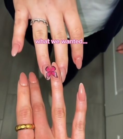 Best Friends Nails Bff, Best Friend Nails Ideas, Simple Gel Nails, Classy Acrylic Nails, Make Up Inspo, Soft Nails, Shellac Nails, Glam Nails, Foil Nails