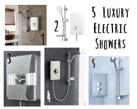 5 Stylish Electric Showers - Kezzabeth | DIY & Renovation Blog Showers Ideas, Electric Showers, Tiny Bathrooms, Diy Renovation, Spray Pattern, Shower Design, Shower Room, The Bathroom, Bathroom Hooks