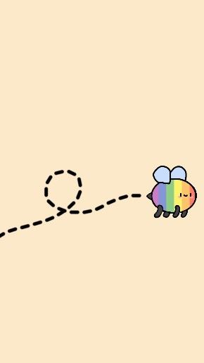 Asexual Humor, Bee Wallpaper, Pride Tattoo, Paper Flower Garlands, Fotos Aesthetic, Rainbow Wallpaper, Wallpaper Space, Flower Garlands, Girls In Love