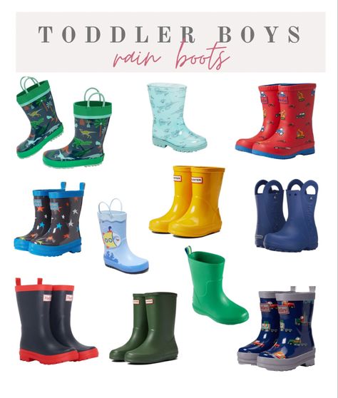 Hunter Rain Boots Toddler Boy, Rain Boot Outfit, Best Rain Boots, Puddle Jumping, Boys Rain Boots, Toddler Rain Boots, Awesome Mom, Colors For Spring, Kids Rain Boots