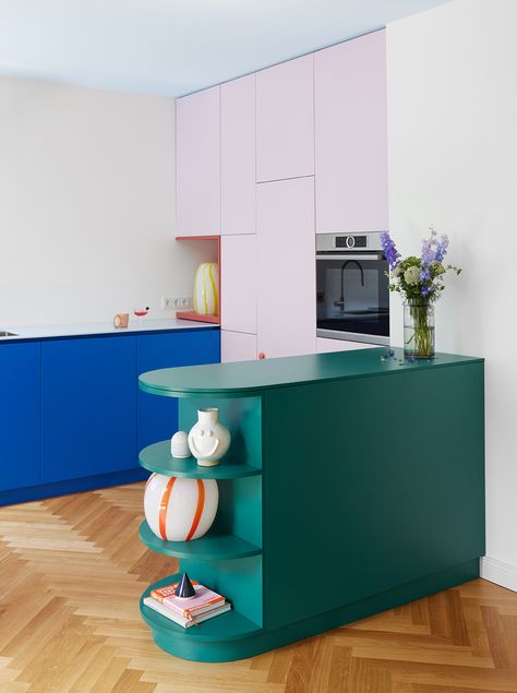 Colour Block Kitchen, Kitchen Photography, Interiors Kitchen, Danish Interior, Classic Kitchen, Colour Blocking, Home Color, Favourite Colour, Interior Photography