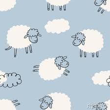 Cute cartoon sheep - vector print. seamless pattern for baby posters for the wall • posters woolly, wool, white | myloview.com Sheep Vector, Cartoon Sheep, Sheep Print, Clip Frame, Baby Posters, Baby Illustration, 자수 디자인, Organic Cotton Baby, Kids Corner