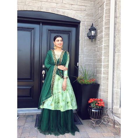 Nimrat Khaira on Instagram: “The modernity of yesterday is the tradition of today, and the modernity of today will be tradition tomorrow. Costume courtesy @brown.vogue…” Nimrat Khaira Suits Latest, Nimrat Khaira Suits, Sara Gurpal, Frock Suit, Nimrat Khaira, Mehndi Dresses, Modern Suits, Trendy Suits, Durga Painting