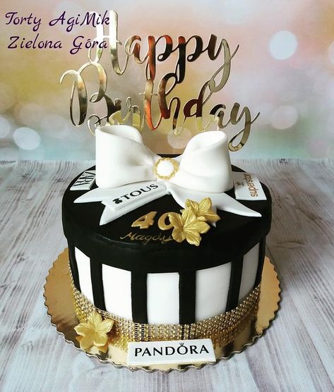 Happy Birthday Mom Cake, Black And Gold Birthday Cake, Bow Tie Cake, Bourbon Cake, Pillow Cakes, Gift Box Cakes, Happy Anniversary Cakes, White Birthday Cakes, Special Birthday Cakes