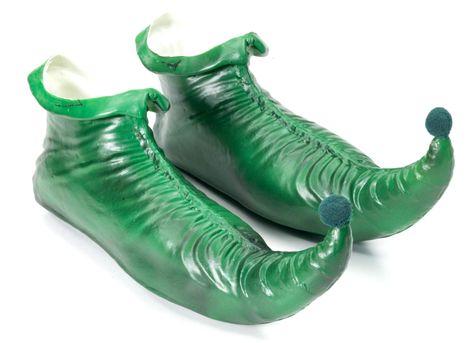 Munchkin Costume, Grinch Shoes, Heat Miser, Leprechaun Costume, Christmas Elf Costume, Green Elf, Green Costumes, Clown Shoes, Elf Shoes