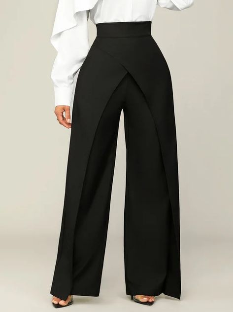 Official Trousers For Ladies, Womens Business Attire Professional, Fashion Wide Leg Pants, Corporate Girl, Womens Business Attire, Womens Business, Business Clothes, How To Wear Ankle Boots, Style Wide Leg Pants