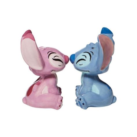 Disney Ceramics, Lilo Et Stitch, Disney Traditions, Stitch And Angel, Lilo E Stitch, Disney Stitch, Disney Lilo, Stoneware Ceramics, Salt And Pepper Set