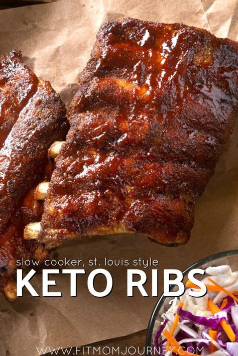 Keto Ribs, Recipe Low Carb, Rib Recipe, Low Carb Slow Cooker, Keto Crockpot Recipes, Low Carb Meal, Smoked Ribs, Recetas Keto, Keto Recipes Dinner