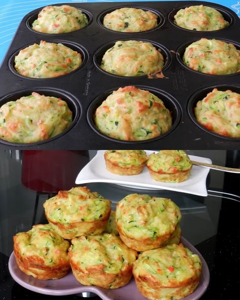 Zucchini Cheese Muffins - Greenku Recipes Easy Cheap Snacks, Zucchini Cheese Muffins, Platter Inspiration, Savory Zucchini Muffins, Savoury Muffin, Vegetable Muffins, Zucchini Breakfast, Zucchini Muffins Healthy, Savory Muffins Recipes