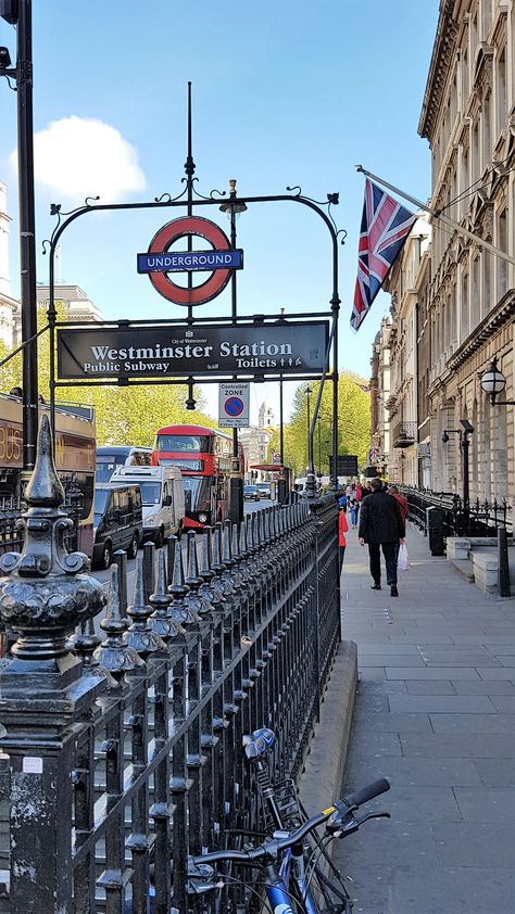 Westminster Station, opened as Westminster Bridge on 24 December 1868 by the steam-operated District Railway  #londonhistory #railwayhistory #tubehistory #thisislondon #westminster #welovelondon #instalondon #visitlondon #underground #londonsouvenir #mylondonsouvenirs London Bridge Station, Westminster Station, London Souvenirs, Westminster London, Westminster Bridge, London History, London Bridge, Visit London, London City