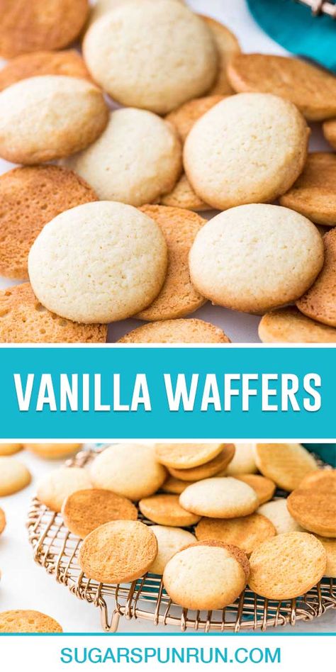 Homemade Vanilla Wafers Recipe, Vanilla Wafers Recipe, Homemade Vanilla Wafers, Wafer Recipe, Vanilla Wafer Recipe, Wafers Recipe, Vanilla Wafer Cookies, Today Recipes, Pudding Cakes