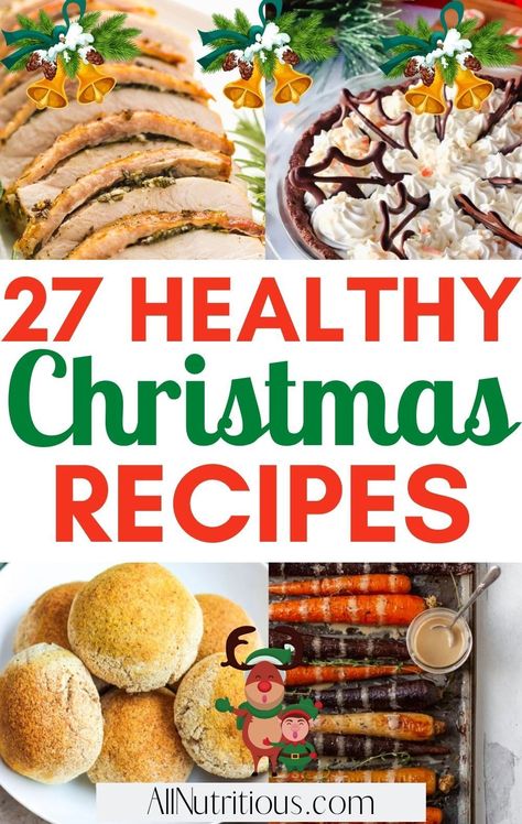 You can easily take your healthy diet to a whole new level this Christmas when you prepare any of these delicious and healthy Christmas recipes. These yummy, healthy meal ideas are perfect to take to all your holiday family gatherings to eat healthier. Healthy Xmas Treats, Healthy Christmas Recipes Dinner, Christmas Vegetable Dishes, Healthy Christmas Food, Healthy Christmas Dinner, Christmas Dinner Side Dishes, Christmas Dinner Sides, Healthy Christmas Treats, Healthy Christmas Recipes